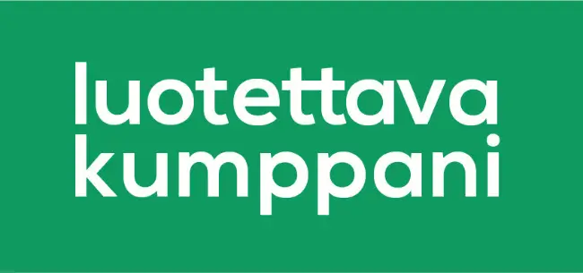 Luotettava kumppani logo